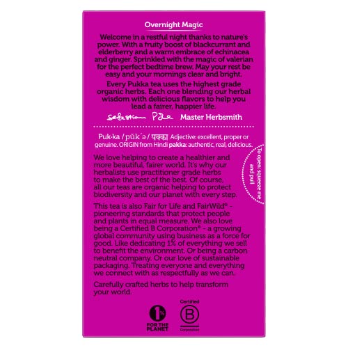 Version 1.0.0 Caja de té Pukka Night Time Berry 60 bolsitas