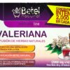 Caja de té valeriana Betel Natural sin cafeína 24 bolsitas