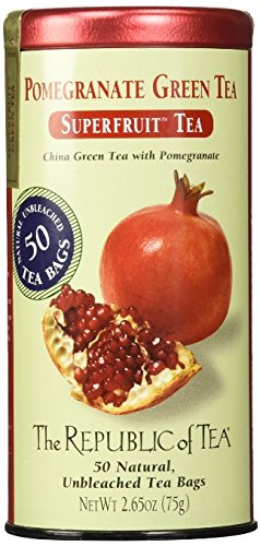 Caja té verde con granada The Republic of Tea ingredientes finos