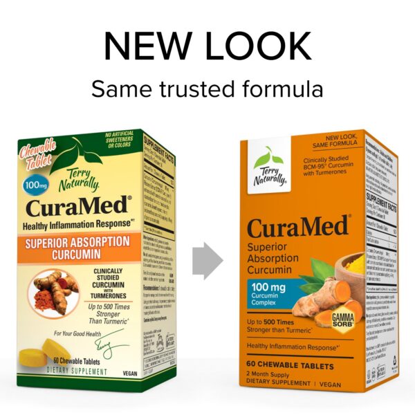 Caja Terry Naturally CuraMed suplemento curcumina vegano