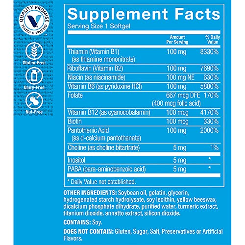 Caja The Vitamin Shoppe Complejo B-100 vitaminas B esenciales