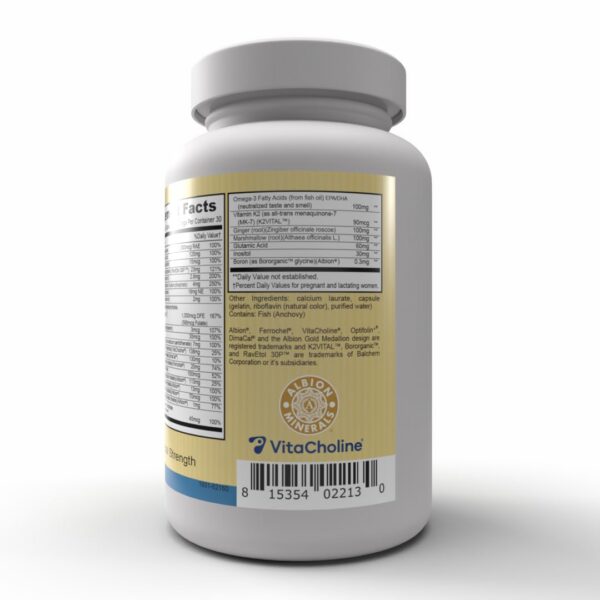 Caja trasera suplemento prenatal Opti-Prenatal Priority One