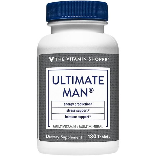 Version 1.0.0 Caja Ultimate Man multivitamínico alta potencia hombres