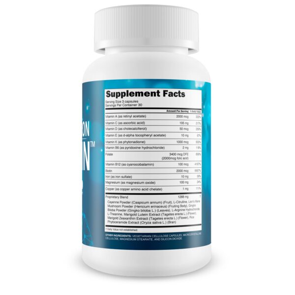 Caja Ultra Iron Brain y botellas