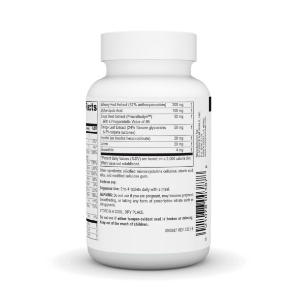 Vista frontal de la caja Visual Eyes