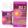 Caja vitamina B12 Natural Factors masticable 1000 mcg 90 tabletas