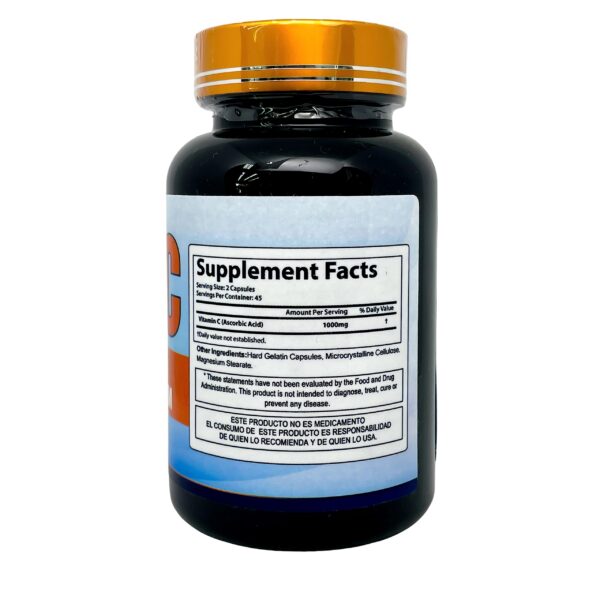 Caja Vitamina C 90 cápsulas Productos El Colibri