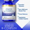 Caja de vitaminas Carlyle Stress B-Complex con suplemento natural