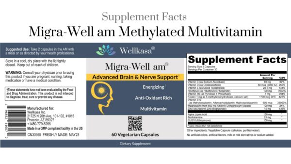 Version 1.0.0 caja wellkasa migra-well am multivitaminico
