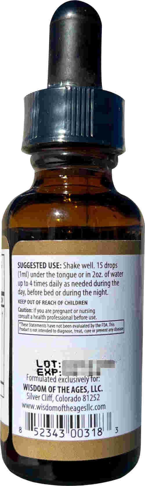 caja Wisdom of the Ages IRF apoyo sueño y calma