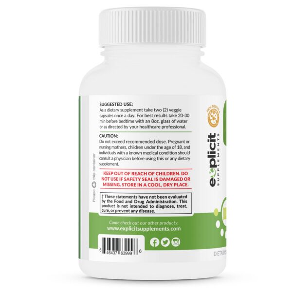 Caja del producto zZz Night ayuda para dormir no adictiva