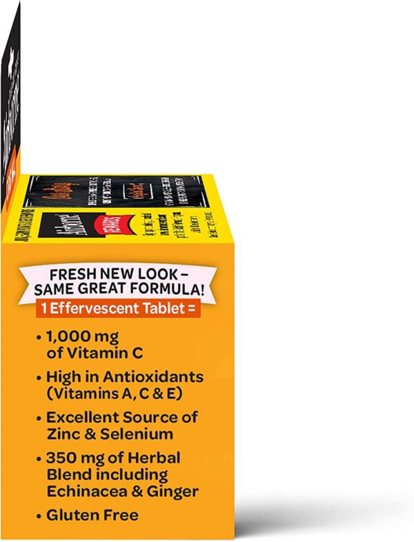 Cajas de Airborne suplemento vitamina C 1000mg zinc antioxidantes