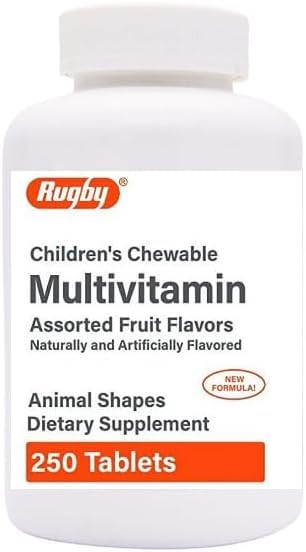 Cajas empaques multivitamínico niños AmeriCan Goods