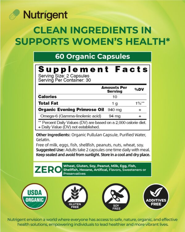 Version 1.0.0 Cajas suplemento Nutrigent onagra orgánico aceite frío