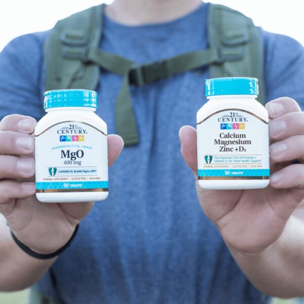 Version 1.0.0 Etiqueta del suplemento Cal Mag Zinc +D