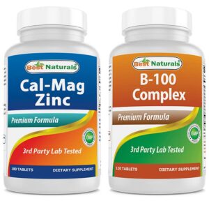 Etiqueta y frasco de Cal MAG Zinc