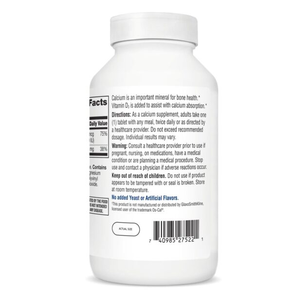 Version 1.0.0 Presentación del producto Calcium 500 Plus Extra D