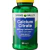 Calcio Citrato 600 mg etiqueta frontal