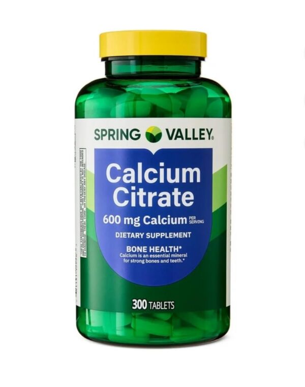 Calcio Citrato 600 mg etiqueta frontal