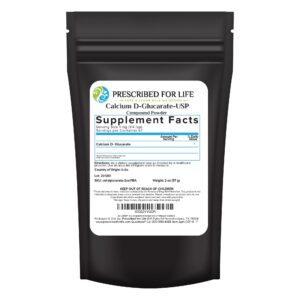 Version 1.0.0 Calcio D-glucarato Prescribed for Life 56 g polvo