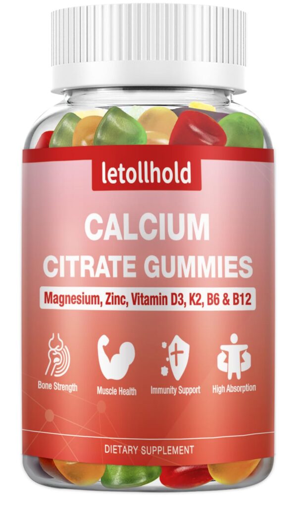 Gomitas de calcio con K2 y B12