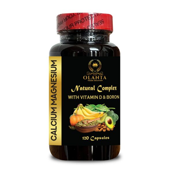 Complejo calcio magnesio manganeso etiqueta frontal