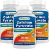 Version 1.0.0 Piruvato de calcio 750 mg cápsulas frasco frontal