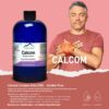 Etiqueta frontal de Calcom Calcium Complex