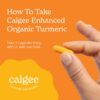 Calgee suplemento Cúrcuma Orgánica botella