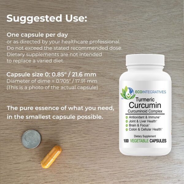 Calidad farmacéutica en suplemento de cúrcuma EcoIntegratives