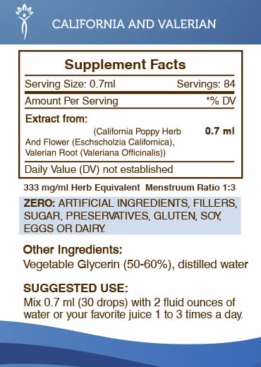 Calidad y pureza extracto vegetal valeriana en EE.UU.