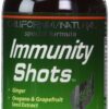 Botella de California Natural Inmunidad Shots 4oz con jengibre y zinc