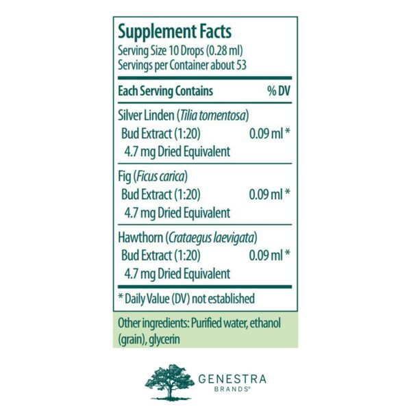 Version 1.0.0 Envase Calm-gen Genestra Brands vista lateral