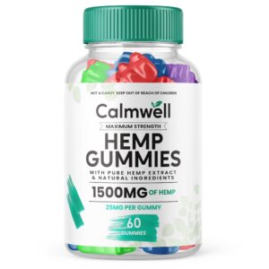 Version 1.0.0 Botella de gomitas Calmwell de cáñamo