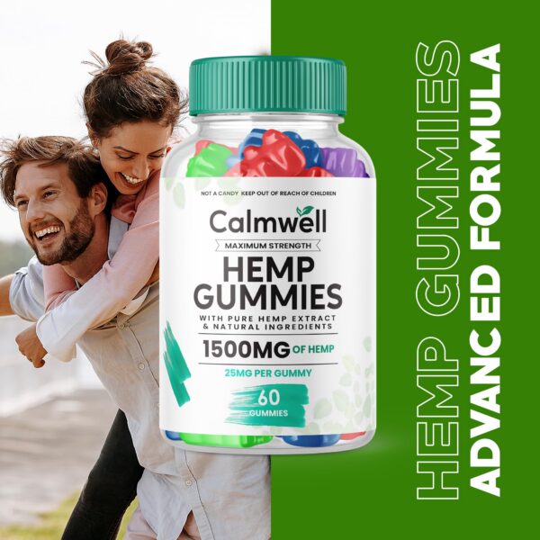 Etiqueta Calmwell Hemp Gummies