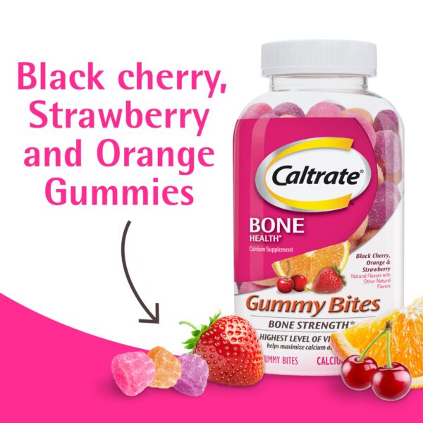 Etiqueta frontal Caltrate Gummy Bites