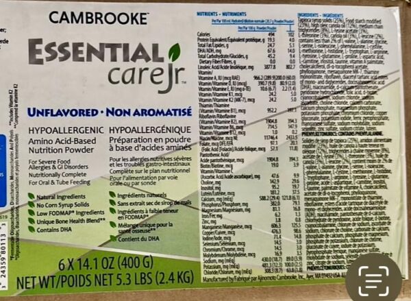 Empaque de 400 g para mezclar con agua