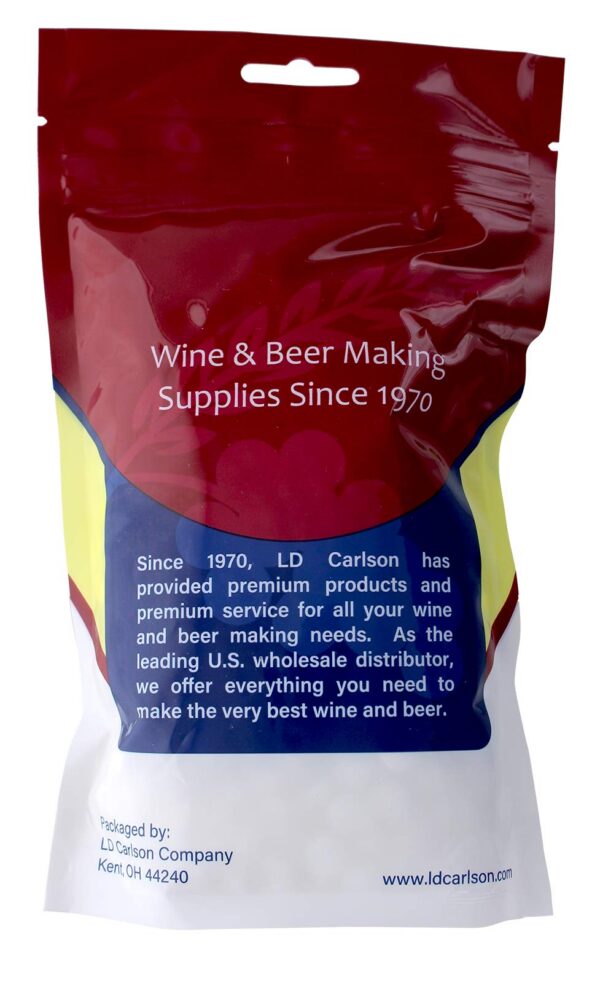 Etiqueta y peso de tableta Campden