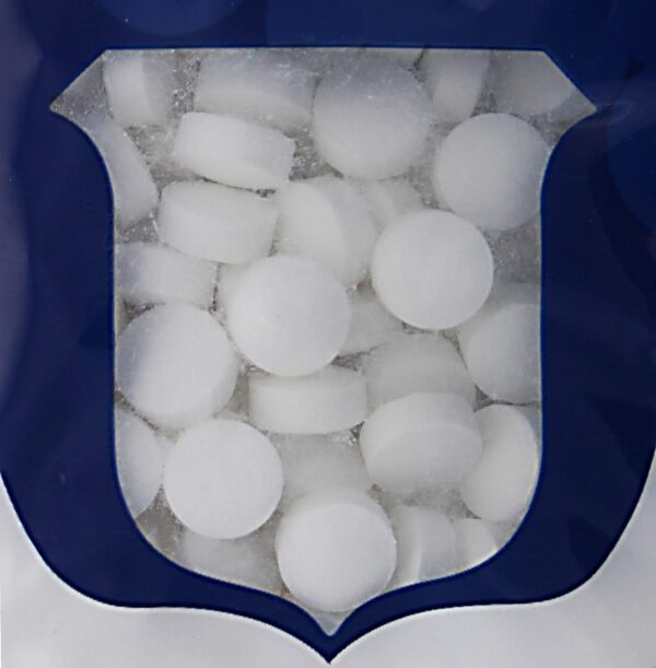 Version 1.0.0 Tableta Campden en primer plano