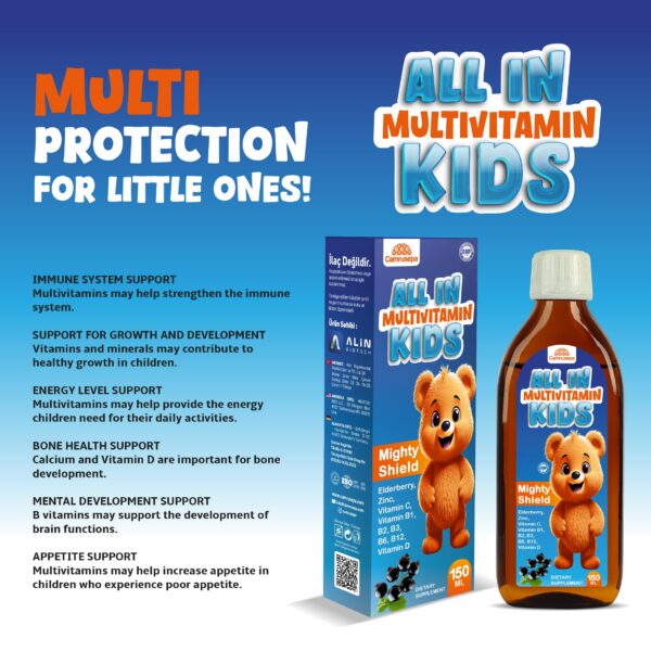 Camrusepa All In Multivitamin Kids Jarabe caja