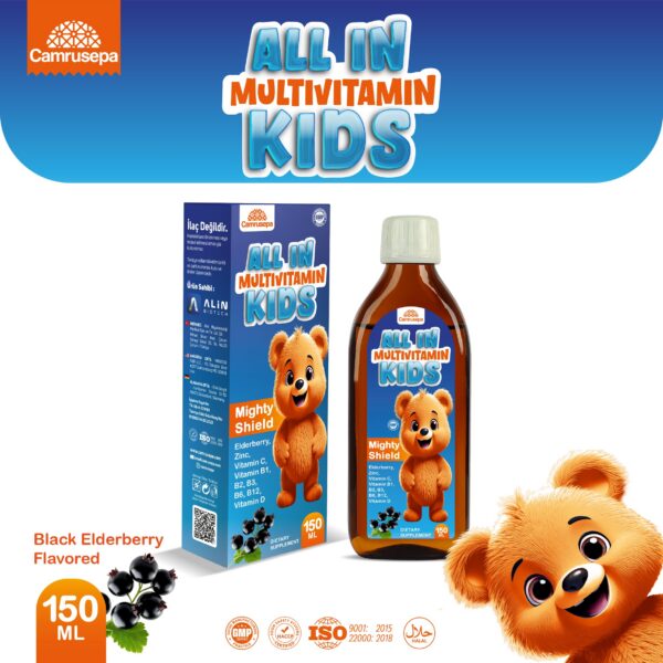 Camrusepa Jarabe para niños etiqueta