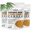 Polvo de Camu Camu orgánico en bolsa, 3 onzas, paquete de 3