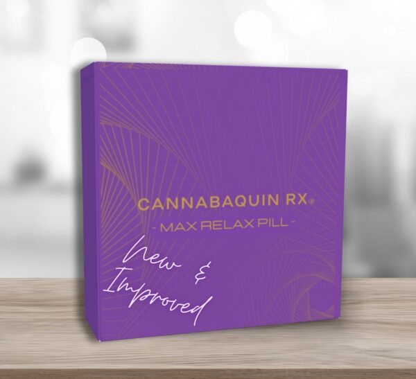 Version 1.0.0 Cannabaquin Max Relax apoyo natural anti estrés 30 tabletas