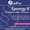 Frasco CanPrev Synergy complejo B y L-Teanina