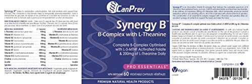 Frasco CanPrev Synergy complejo B y L-Teanina