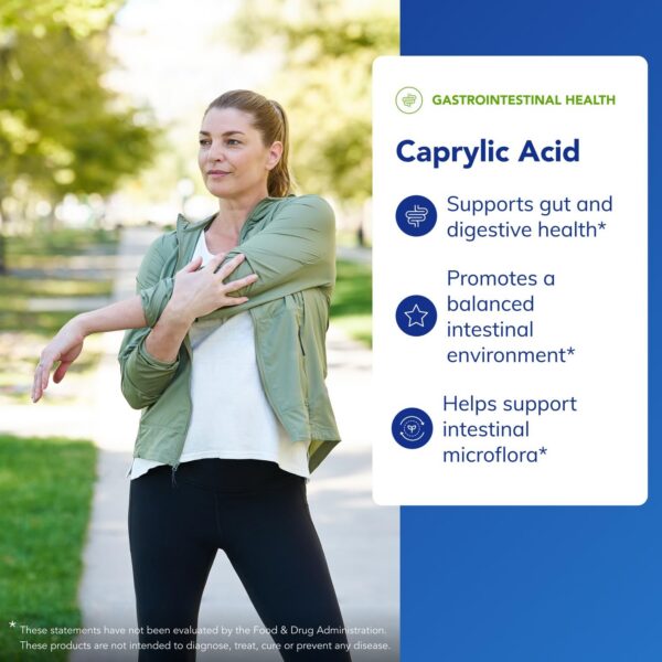 Envase Caprylic Acid con etiqueta