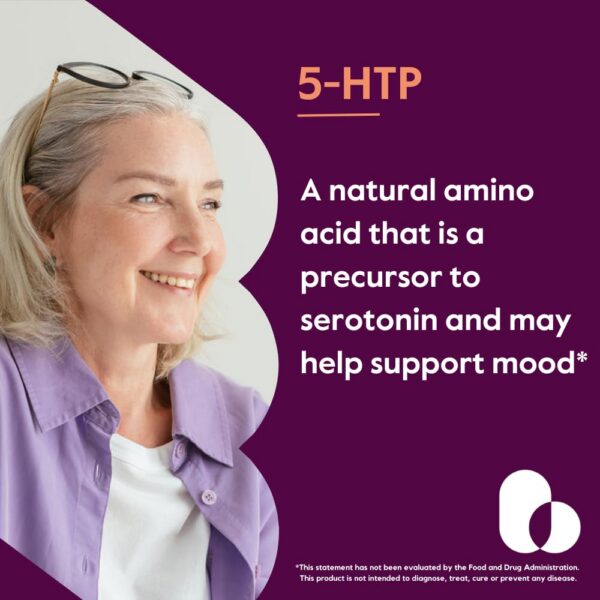 Cápsula BESTVITE 5-HTP 200 mg junto a frasco