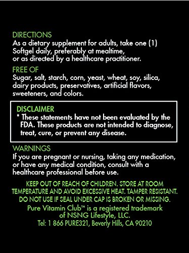 Version 1.0.0 Cápsula blanda vitamina d3 plus k compleja pure vitamin club