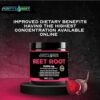 Detalle de cápsula de raíz de remolacha Purity's Best