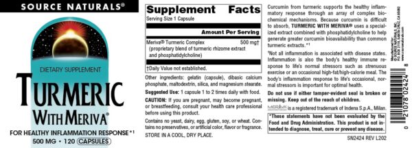 Version 1.0.0 Cápsula Source Naturals cúrcuma para inflamación